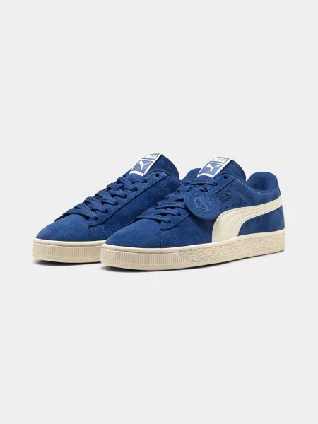 Замшевые кеды Puma синие