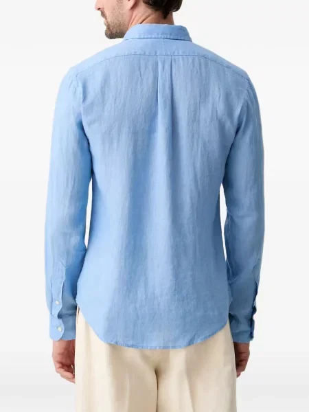 Είδος υφάσματος πιτζάμας Polo Ralph Lauren με κέντημα μπλε