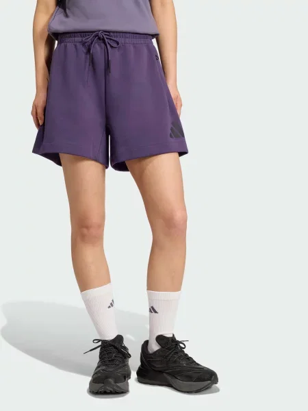 Шорты Adidas фиолетовые