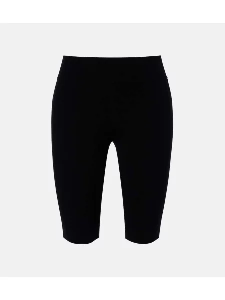 Pantaloni scurți Toteme tricotate negru