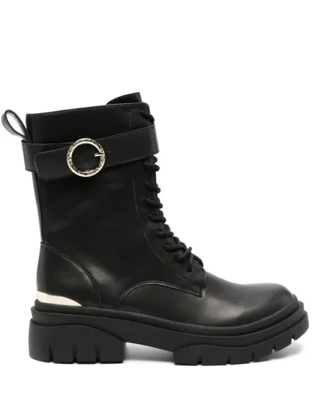 Cizme scurte Just Cavalli din piele negru