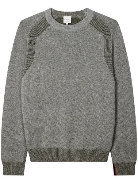 Pulover Paul Smith cu decolteu rotund gri