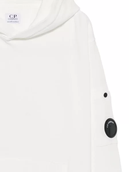 Bluza z kapturem dziecięca C.p. Company biała