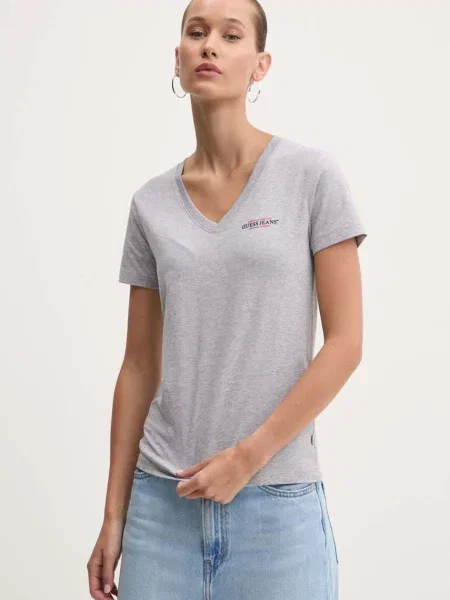 Guess Jeans Tričko šedé