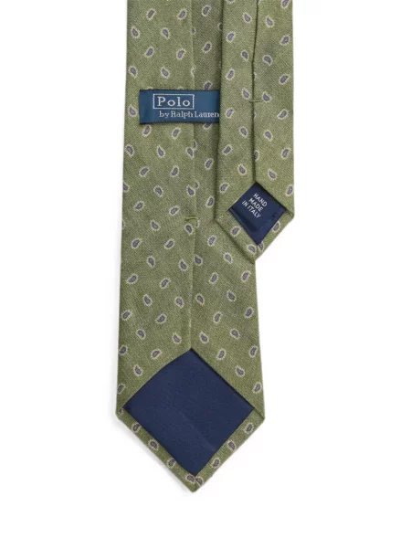 Cravată Polo Ralph Lauren de in cu imagine în carouri verde