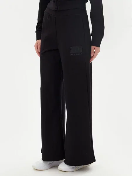 Широкие спортивные штаны Ea7 Emporio Armani черные