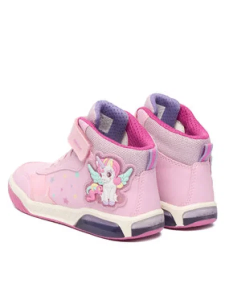 Geox Sneakersy J Inek D ružová
