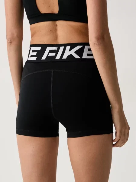 Női rövidnadrág Nike Pro Sculpt High Waisted 3" Biker fekete/fehér. Méret: XS fekete