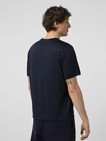 Спортивна футболка Skechers темно-синій синя