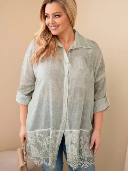 Koszula Kesi Włoski khaki