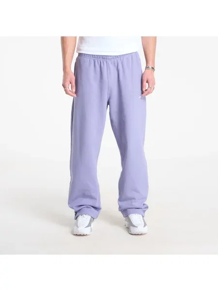 Fleecové kalhoty Nike bílé