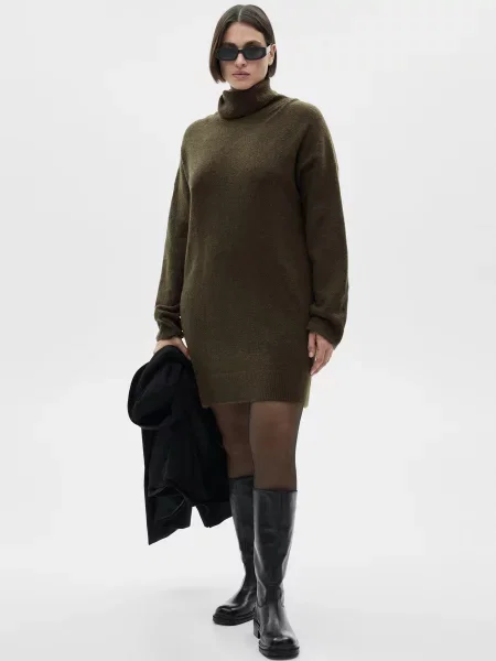 Сукня міні MANGO хакі