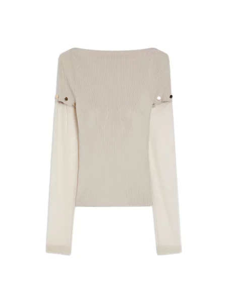 Sweter Sportmax casual beżowy