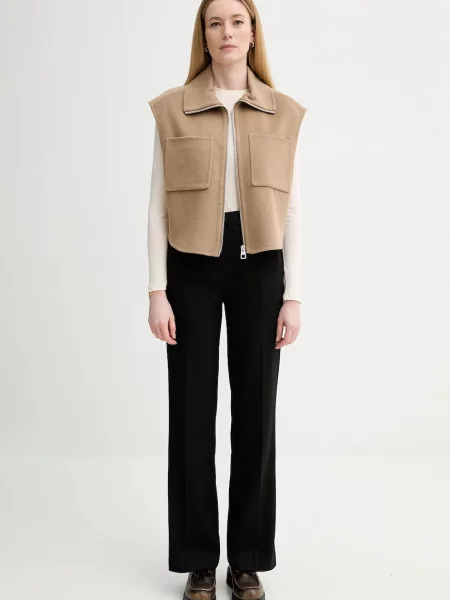 Безрукавка з додаванням вовни Marc O'Polo демісезонна бежевий