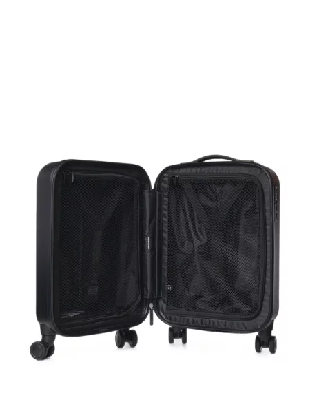 Valiză Armani Exchange cu autograf negru