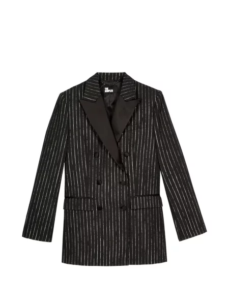 Geacă The Kooples cu două rânduri de nasturi negru