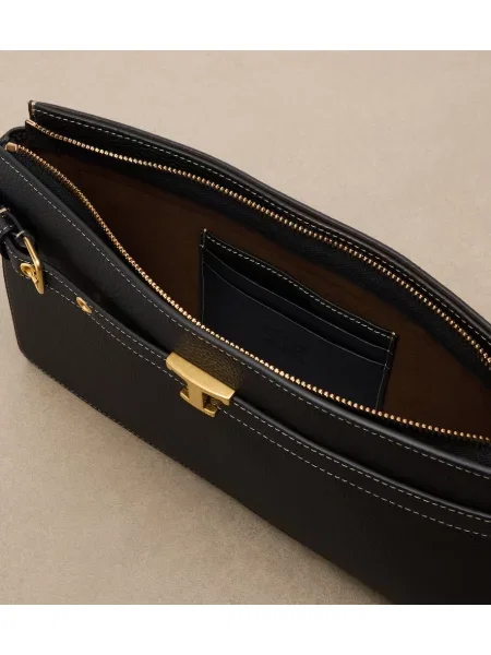 Geantă plic Tod's din piele negru