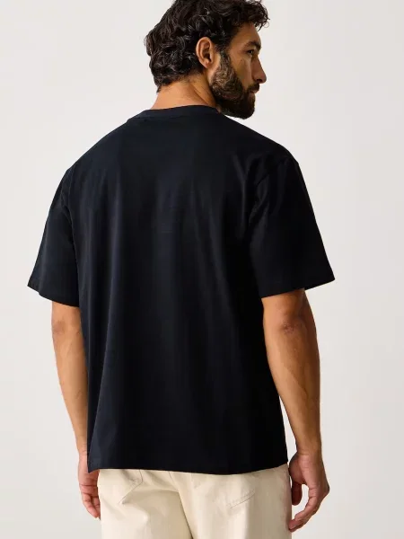 Rains T-shirt Classic T-shirt Splash czarna