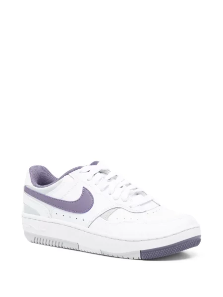 Bėgimas iš natūralios odos sportbačiai Nike Cortez balta