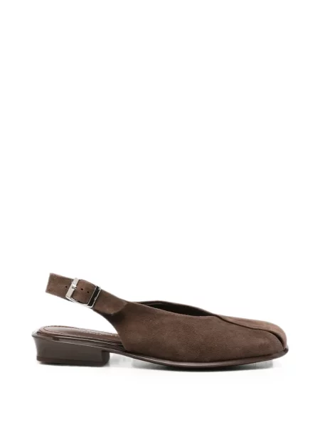 Pantofi loafer Sergio Moretti Firenze cu cataramă slingback maro