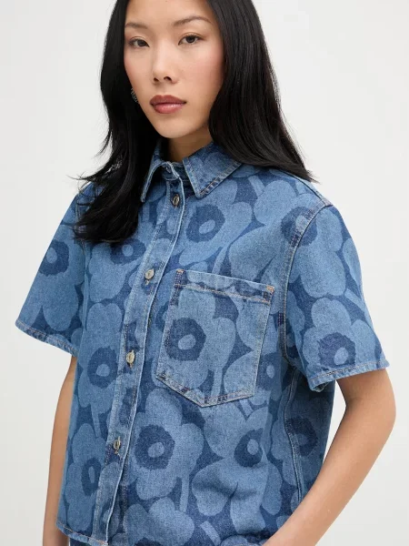 Джинсовая рубашка Marimekko