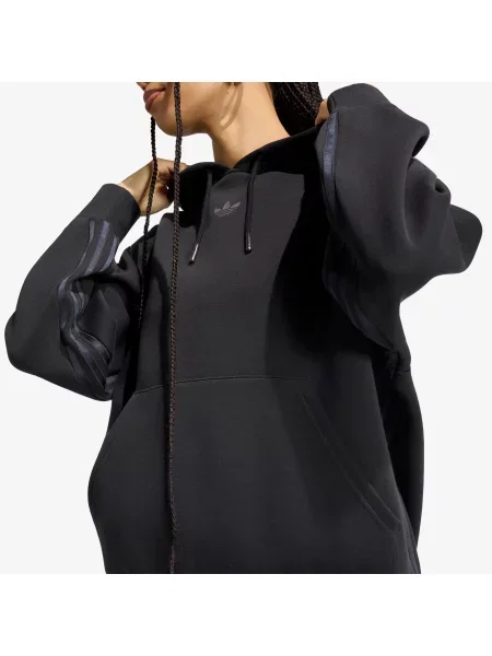 Φούτερ adidas Spacer Hoodie Black/ Black Reflective/ Night Grey M μαύρο