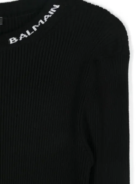 Sukienka dziecięca Balmain czarna