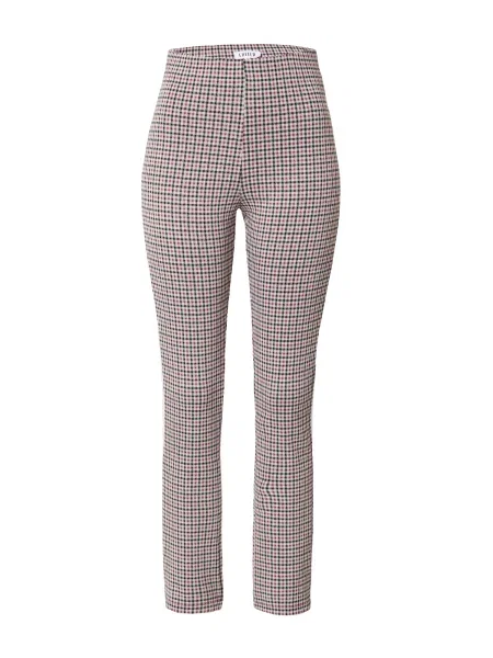 EDITED Pantaloni Esther bleumarin / roșu burgundy alb