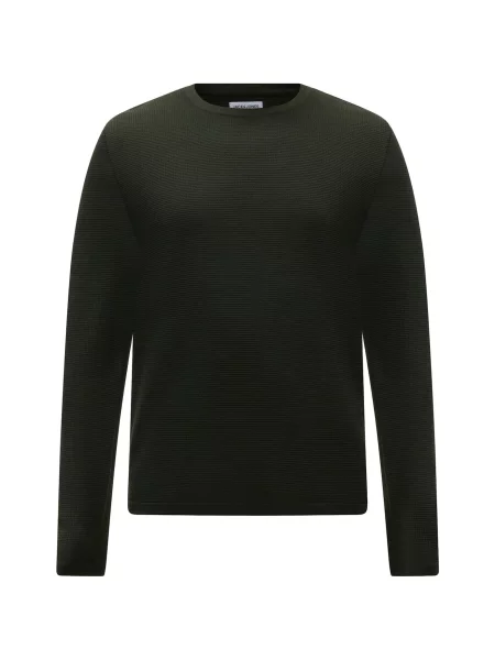 JACK & JONES Pulover JJAUSTIN pin verde