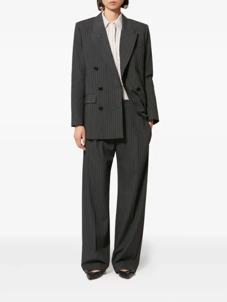 Pantaloni Isabel Marant cu dungi gri