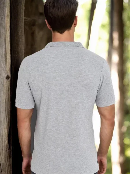 Tricou polo Dewberry gri