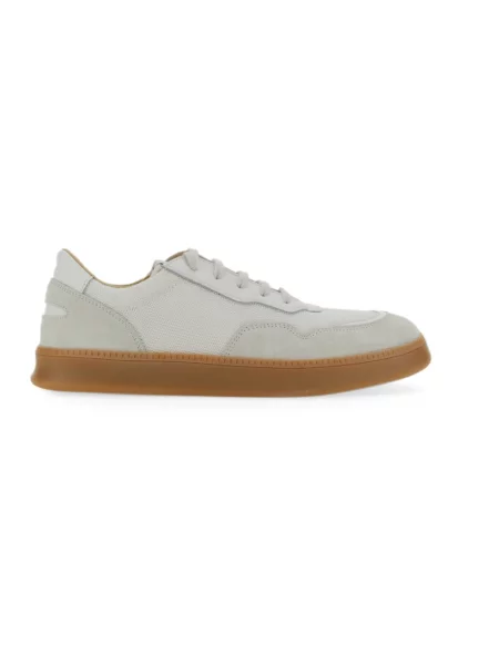 Sneakersy Spalwart z siateczką białe