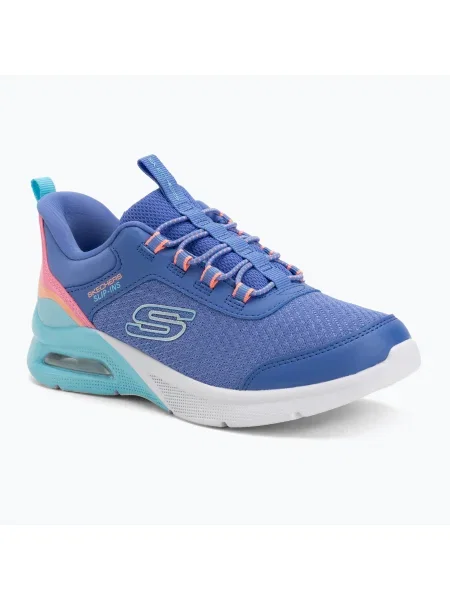 Детски обувки SKECHERS Microspec Max Color Trifecta blue/multi синьо