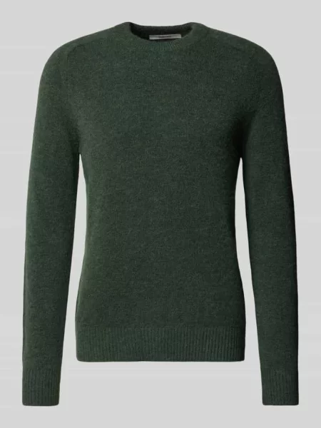 Sweter o kroju regular fit z dzianiny z dodatkiem wełny z alpaki i wełny model ‘RAI’ Selected Homme