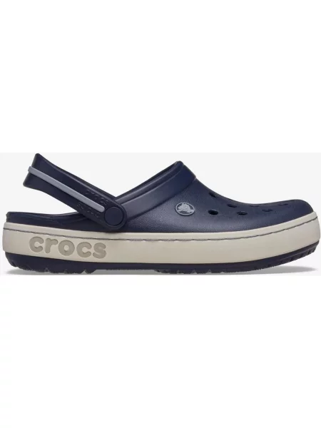 Klapki Crocs Crocband Heritage niebieski biały