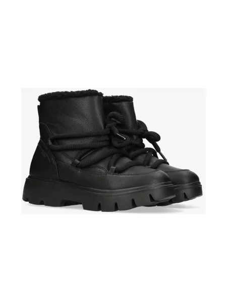 Buty do kostki Mexx skórzane czarne