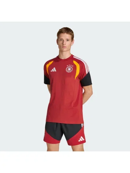 Germany 26 Tiro Sweat T-Shirt czerwona