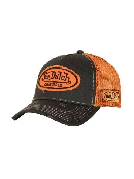 Von Dutch Originals Kapa temno oranžna črna