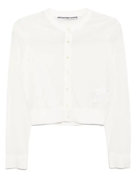 Cropp top Alexander Wang de cristal alb