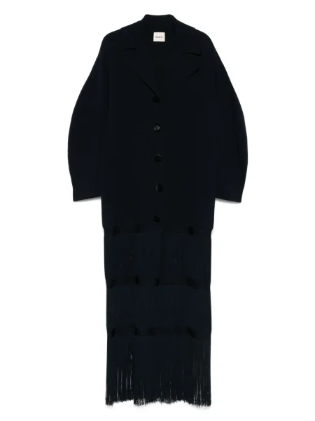 Palton Khaite cu franjuri albastru