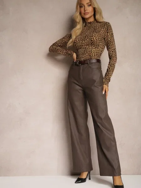 Pantaloni Sezila maro