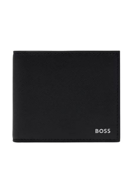 BOSS Denarnica črna