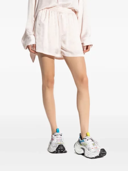 Šilkinės šortai Balenciaga rožinė