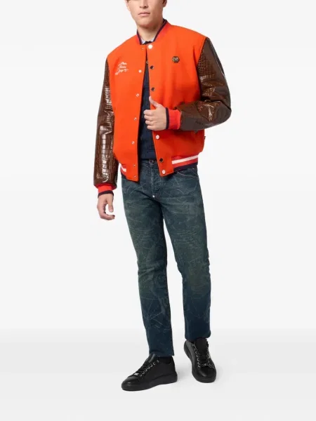 Bomber striukė Philipp Plein oranžinė