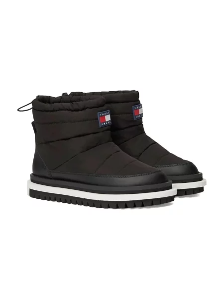 Botki Tommy Jeans czarne