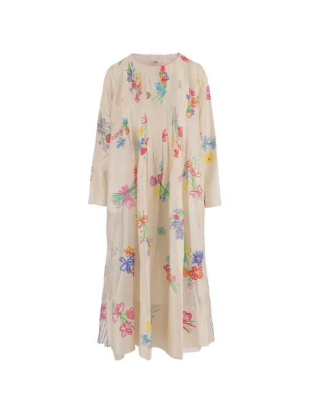 Sukienka midi Pero w kwiatki z nadrukiem garniturowa