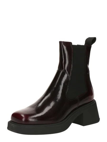 VAGABOND SHOEMAKERS Ghete chelsea DORAH bordeaux roșu