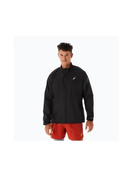Бігова куртка ASICS Icon performance black чорна