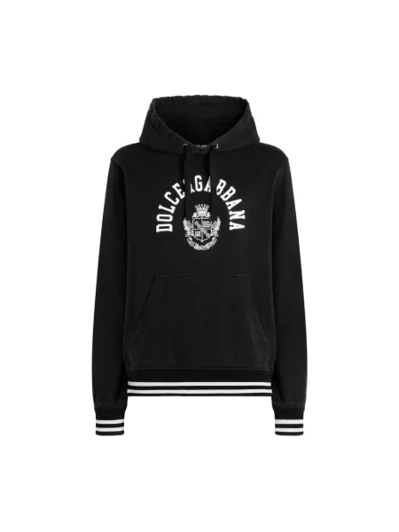 Bluza z kapturem Dolce And Gabbana czarna
