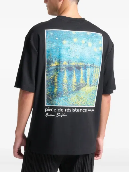 Tricou Manière De Voir cu imagine negru